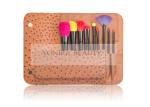 Colorful Mini Makeup Brush Travel Set Magnetic Case / Synthetic Eyeshadow Brush