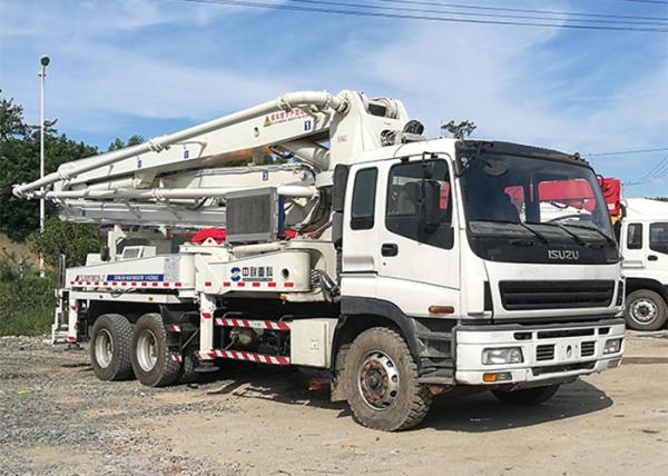 Buy cheap 265KW 37m Refurbished Beton Pump Isuzu Truck Mounted Good Condition from wholesalers