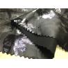 Buy cheap Full Lamination Garment Leather Fabric Printed Silver Flower 54" Width from wholesalers