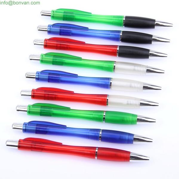 Buy cheap clear barrel logo printed souvenir gift pen, advertising souvenir ballpoint pen from wholesalers