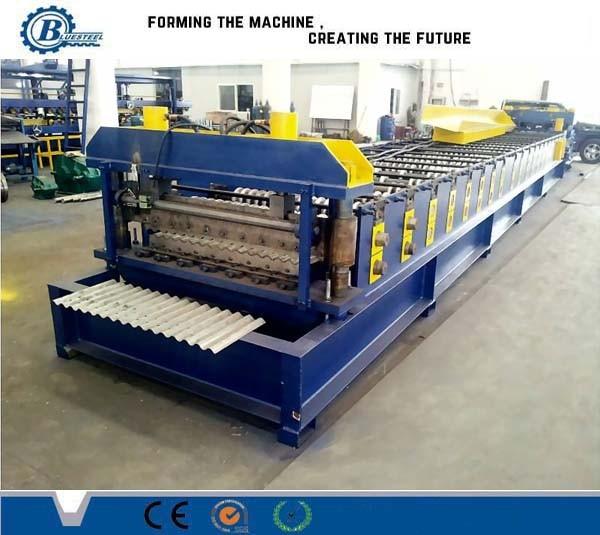 Buy cheap Steel Automatic Roof Corrugated Roll Forming Machine PLC Control from wholesalers
