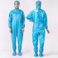 Buy cheap ESD Clean Room Clothes Worker Suit Anti Static Coverall 100D*100D product