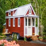 Caravan Trailer Prefab Tiny Homes House Anti Earthquake 45m2 Portable