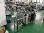 Adhesive Sticker Plastic Pouch Labeling Machine PLC Touch Screen 220V