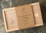 Plywood Handmade Wooden Jewelry Box , Rustic Wedding Gift Wooden Slide Box