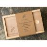 Buy cheap Plywood Handmade Wooden Jewelry Box , Rustic Wedding Gift Wooden Slide Box from wholesalers