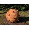 Buy cheap Custom Size Corten Steel Rusty Garden Thorn Ball Sculpture from wholesalers