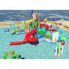 Buy cheap Family Slide Theme Park Design Spiral / Straight Fun Interactive Water Rides from wholesalers