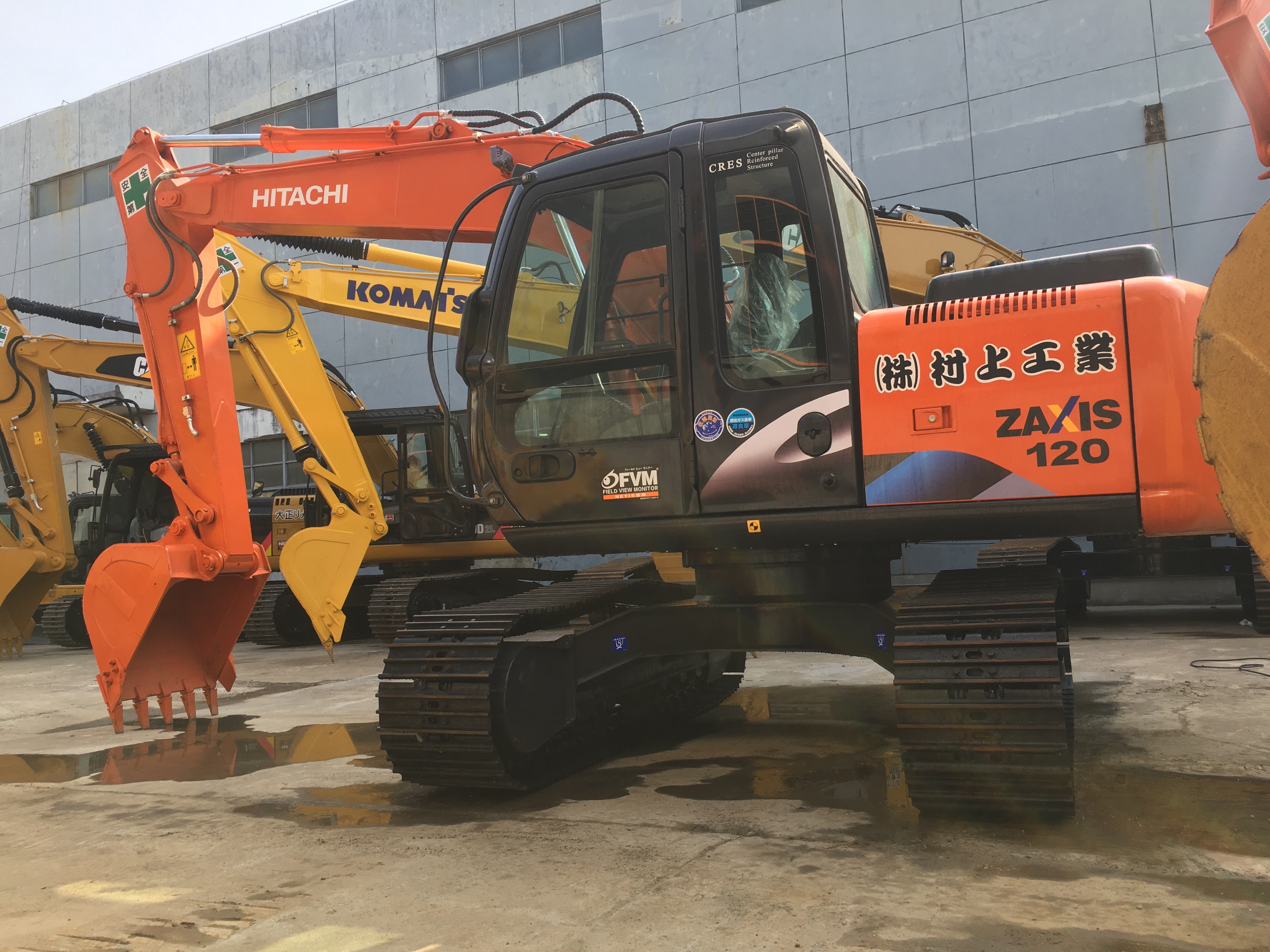 Original Hitachi Paint And Core Components Gear Used Hitachi Excavator For Mining