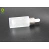 Buy cheap Flat Shoulder Cosmetic Packaging Bottles , 30ml Frosted Glass Empty Cosmetic Containers from wholesalers
