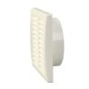 Buy cheap Square Hotel ABS Plastic Ceiling Wall Mount Exhaust Fan Outlet Inlet Air Duct Grille from wholesalers