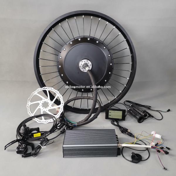 Buy cheap HOT SALE SINE WAVE Controller 48v 1500w electric bike conversion kit brushless motor speed 45km/h from wholesalers