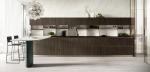 Classic Sleek Design Wood Veneer Kitchen Cabinet Tailored Customized Color