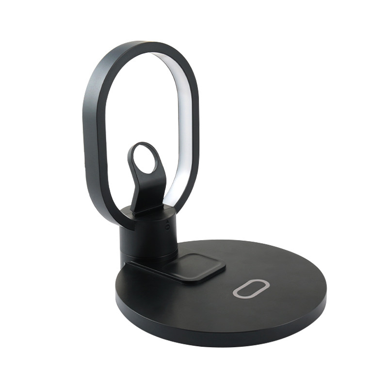 Fast Speed Plastic Lamp Wireless Charger For Charging Phone Earphone 15W