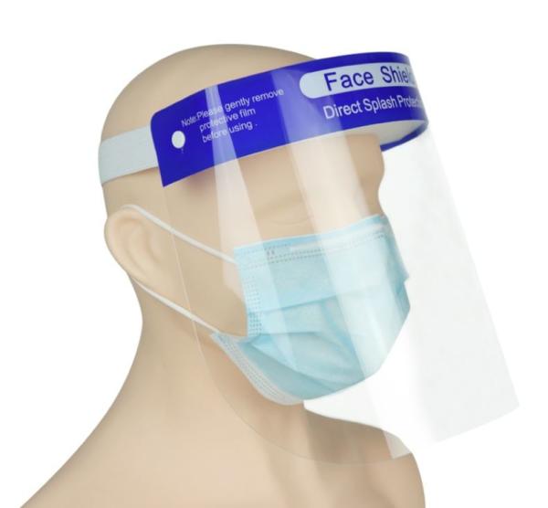 Buy cheap Safety Full Clear Face Shield Visors For Home , Travel , Laboratory from wholesalers