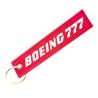 Buy cheap ​Aviation Enthusiast Gift - BOEING 777 Embroidered Tag with Gold-Plated Key Ring from wholesalers