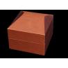 Buy cheap Pu Leather Women Watch Box With Stitching Custom Logo Luxury Waterproof Velvet from wholesalers