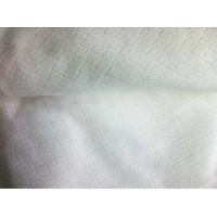 Buy cheap Embossed 70gsm White Spunlace Nonwoven Wipes Non Woven Fabric Roll product