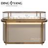 Buy cheap Metal Stainless Steel Tempered Glass Jewellery Showcase Display with LED Lights from wholesalers