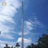 Buy cheap 12 Sides Galvanized Eelectric Power Pole 35m 110FT Well Finished Welding from wholesalers