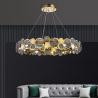 Buy cheap Modern chandelier lighting smoke gray glass round hanging lamp house lights(WH-MI-322) from wholesalers