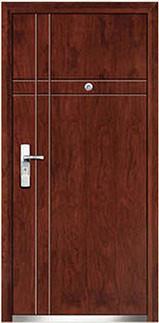 Buy cheap steel wood security armored door from wholesalers