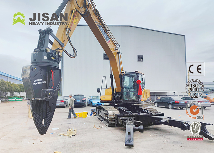 Multi Functional Hydraulic Scrap Scissors Excavator Metal Shears OEM Service
