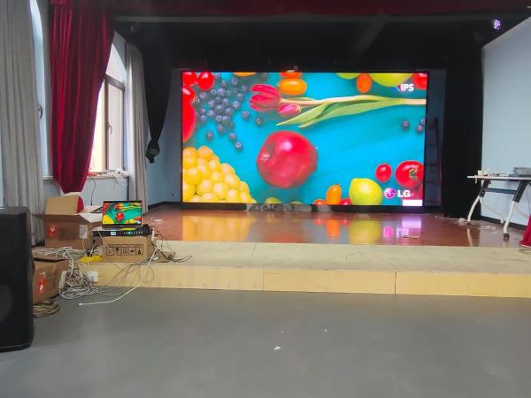 Back service diecasting cabinet 640*640mm RGB P2.5 led display screen for indoor