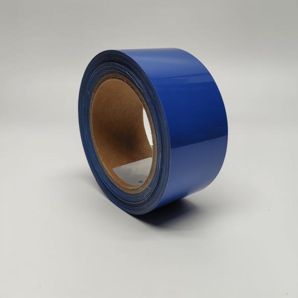 Blue Htv Heat Transfer Vinyl Film Tape For Safety Clothing, Hi Vis Reflective