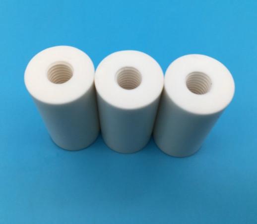 Buy cheap Technical Threaded Zirconia Ceramic Tube Bush Sleeve High Temperature Resistance from wholesalers