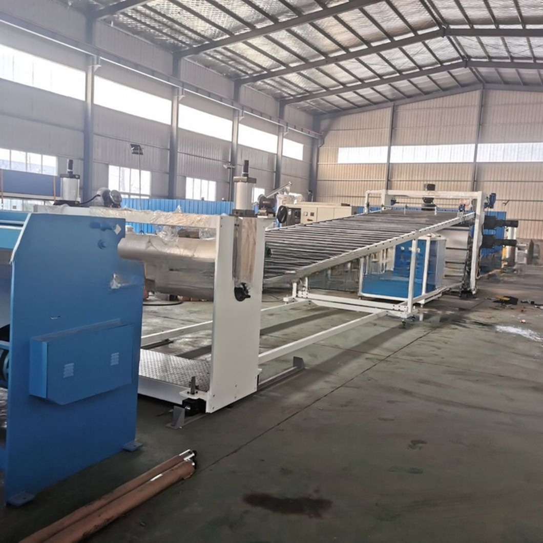 New Design Geocell Production Line with Online Punching and Ultrasonic Welding Machine