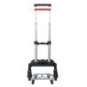 Buy cheap 68kg Telescopic Foldable Cart Trolley TPR Wear resist Wheel Folding Luggage Trolley from wholesalers