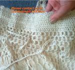 Women Knit Crochet Skirts Hollow Out Double Layer Long Skirt Women Midi Skirts