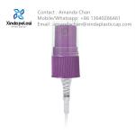 Plastic Fine Mist Sprayer With Clear Cover For Cosmetic Dispenser Bottle