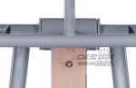 outdoor fitness equipment park wood double pendulum