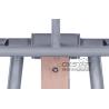Buy cheap outdoor gym equipment park wood double pendulum from wholesalers