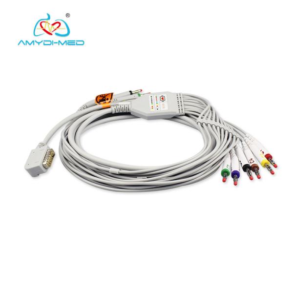 Buy cheap Durable Safety EKG Lead Wires , Nihon Kohden Ecg Cable TPU Material from wholesalers