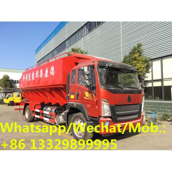 Buy cheap customized SINO TRUK HOWO 10T-12T poultry feed pellet transported vehicle for sale, cheaper 22-24cbm animal feed truck from wholesalers