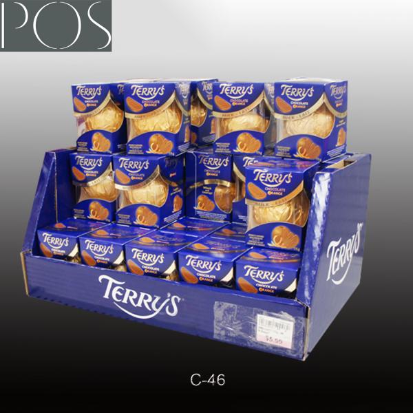 Buy cheap Corruged cardboard display showbox PDQ box for chips from wholesalers