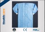 Buy cheap OEM Spunbonded Disposable Surgical Gowns Biodegradable Yellow Sterile from wholesalers