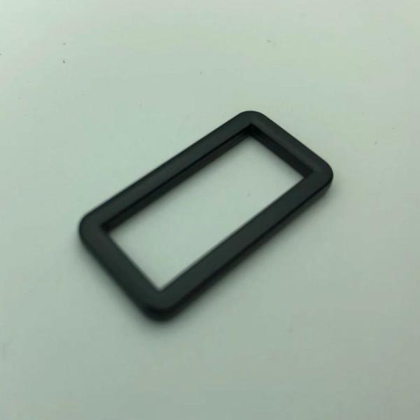 Buy cheap Rectangle 20.5mm Metal Duty Belt Buckle Iron Black Plating from wholesalers