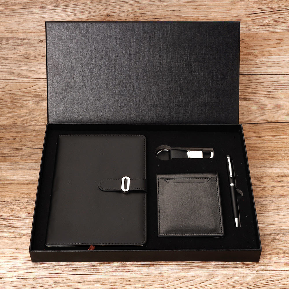 Office Stationery A5 Notebook with 100 Inner Sheets and Customized Leather Cover