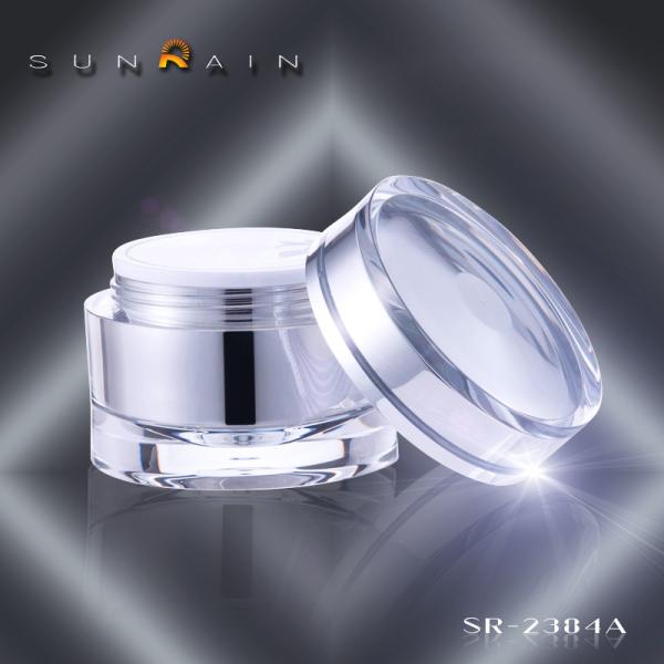 Buy cheap Skin care makeup packaging Plastic Cosmetic Jars , SR-2384A body cream jars from wholesalers