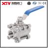 Buy cheap Temperature Normal Temperature Xtv 3-Piece Full Port Manual Stainless Steel 3PC Ball Valve from wholesalers