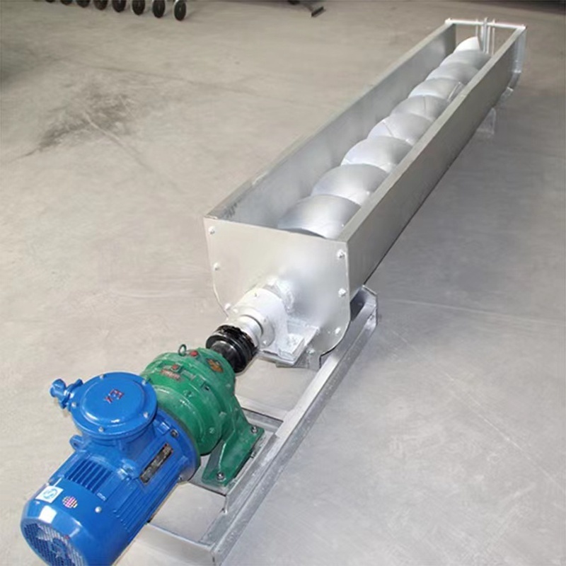 OEM Custom Heat Resistant Flexible Screw Auger Conveyor for Heating Oil Steam