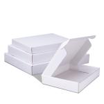 Customizable White Rigid Electronics Shipping Packaging Box Art Paper With