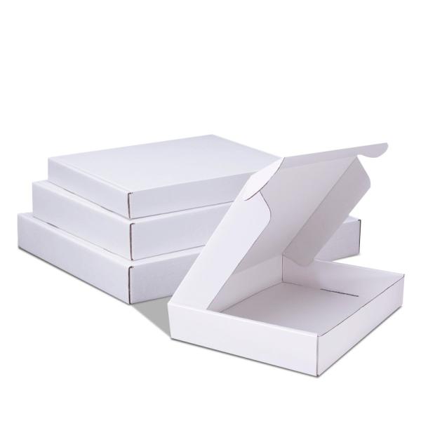 Customizable White Rigid Electronics Shipping Packaging Box Art Paper With