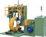 Vertical Stretch Film PVC Pipe Packing Machine 3.0kw Electric Coil Spiral