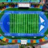 Buy cheap Iaaf Approved Standard Sky Blue Spray Coated Sandwich Athletic Rubber Running Track For Sports Fields from wholesalers