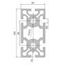 Buy cheap T-Slot & V-Slot 50 Series Aluminum Profiles - 10-5050 from wholesalers